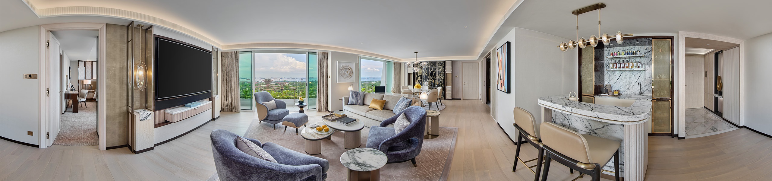Marina Bay Sands Singapore Hotel Virtual Tour