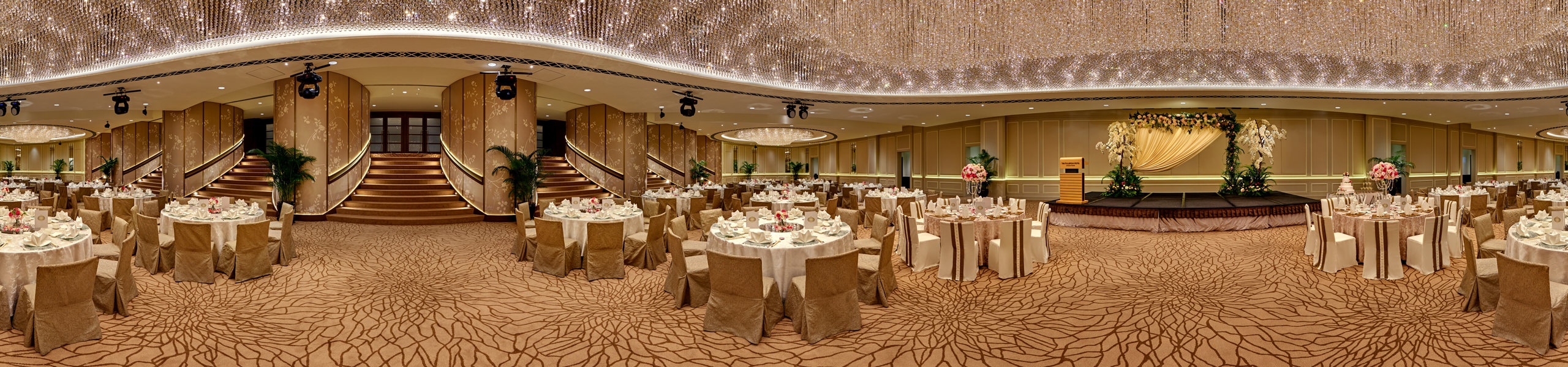360 Virtual Tour - Fullerton Hotel Ballroom in Singapore