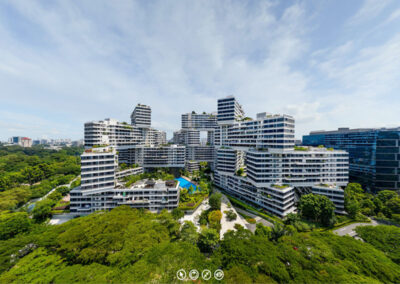 Aerial 360 Photography at The Interlace in Singapore